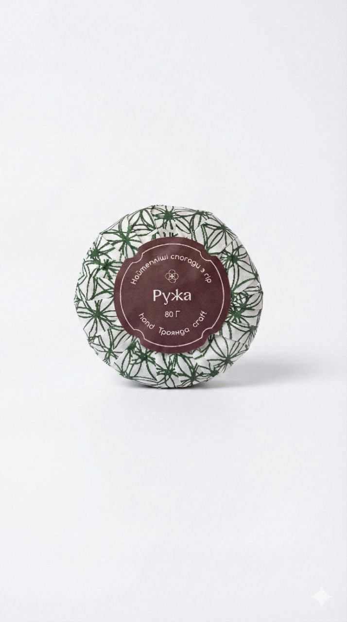 Крафтове мило "Ружа" 80г.