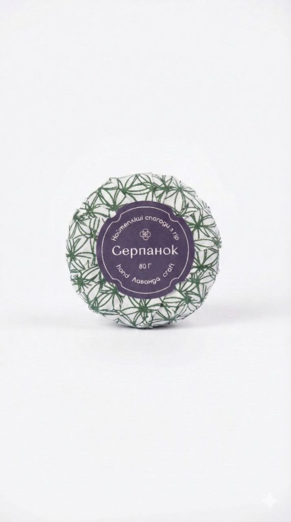 Крафтове мило "Серпанок" 80 г.